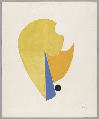 Gelbe Blume von Onchi Kôshirô