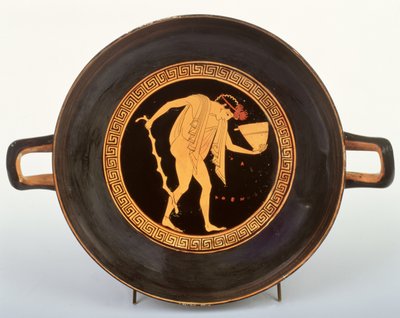 Attische rotfigurige Kylix, 500-480 v. Chr. (Keramik) von Onesimos Painter