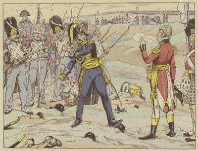 Zum ersten Mal besiegt, an einem Ort, der in der Geographie als Waterloo bekannt ist, aber in der Geschichte als Verrat. An diesem Tag gab Cambronne sein letztes Wort. von Onfray de Breville Job
