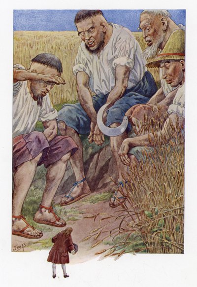 Illustration für Gullivers Reisen von Onfray de Breville Job