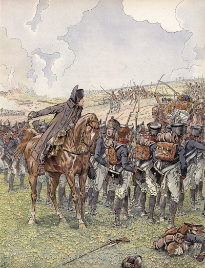 Napoleon auf Feldzug Anfang 1813 von Onfray de Breville Job