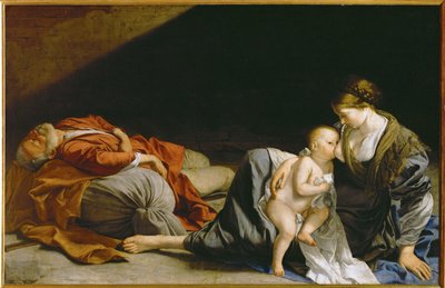 Ruhe während der Flucht nach Ägypten von Orazio Gentileschi