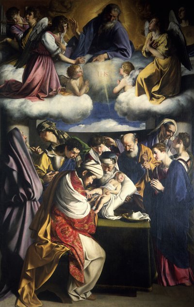 Die Beschneidung Christi, 1607 von Orazio Gentileschi