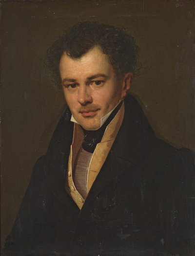 Porträt von Mikhail Matveevich Cherkasov, ca. 1827 von Orest Adamovich Kiprensky
