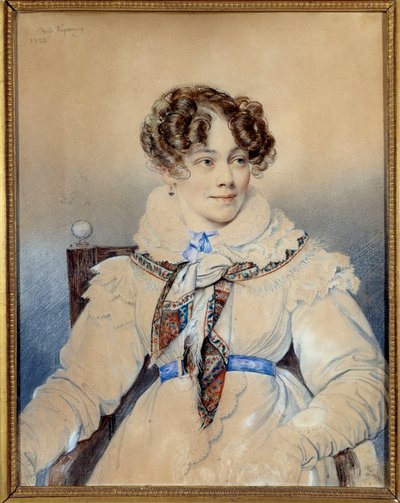 Porträt der Schriftstellerin Sophie Rostopchine (1799-1874), Gräfin von Segur von Orest Adamovich Kiprensky