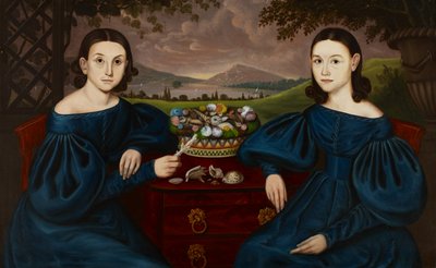 Ann und Eliza Dusenberry, 1838 von Orlando I. Bears
