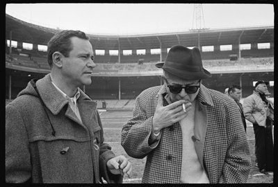 Billy Wilder und Jack Lemmon am Set von 