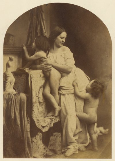Madonna mit Kind und Johannes dem Täufer von Oscar Gustave Rejlander