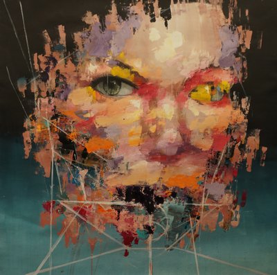 Verzerrtes Farbmodell 2, 2018-2025 von Oscar Nin