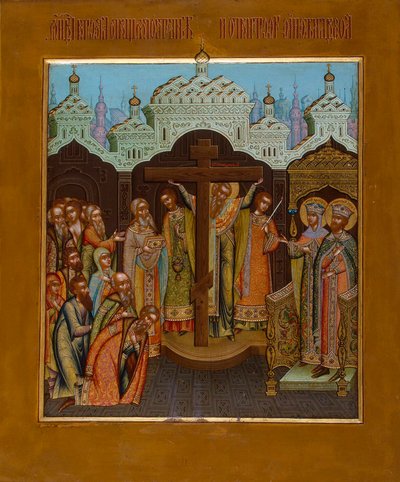 Erhöhung des Heiligen Kreuzes, Ende des 19. Jahrhunderts von Osip Semionovich Chirikov