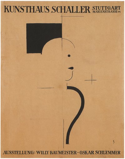 Kunstausstellung: Willy Baumeister - Oskar Schlemmer, 1918 von Oskar Schlemmer