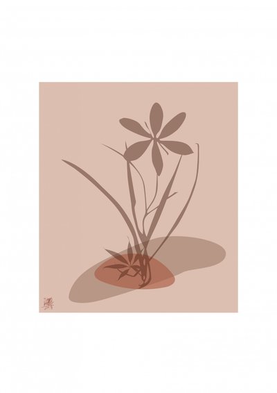 Erdige Florale Silhouette von Osvaldo Russo