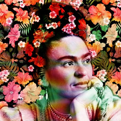 Lebendiges Blumenporträt von Osvaldo Russo
