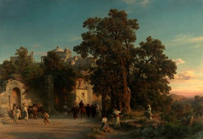 Abend von Oswald Achenbach