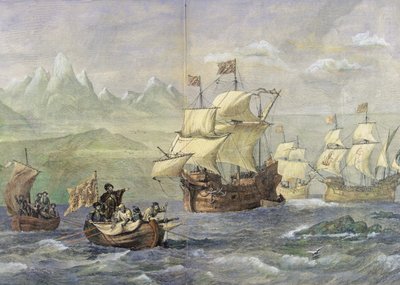 Die Entdeckung der Magellanstraße von Oswald Walters Brierly