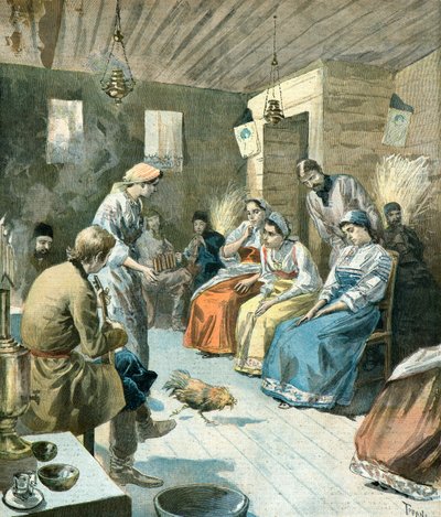 Weihnachten in Russland von Oswaldo Tofani