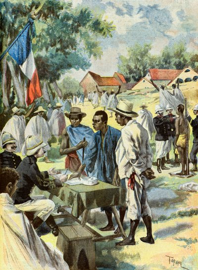 Einberufung von Zivilisten in die französische Armee von Oswaldo Tofani