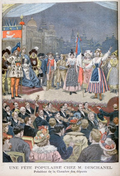 Volksfest mit Paul Deschanel, Präsident von Frankreich von Oswaldo Tofani