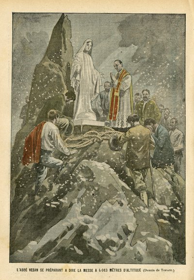 Illustration von Oswaldo Tofani in Le Pelerin von Oswaldo Tofani