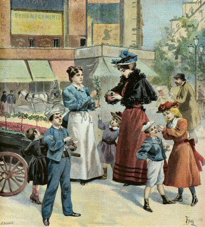 Paris im Frühling 1895 (Illustration) von Oswaldo Tofani