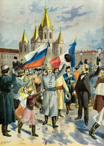 Russische Freiwillige für Madagaskar von Oswaldo Tofani