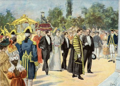 Sir Joseph Renals besucht Bordeaux von Oswaldo Tofani