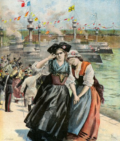 Einweihung des Nord-Ostsee-Kanals von Oswaldo Tofani