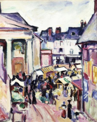 Sonntag in Honfleur von Othon Friesz