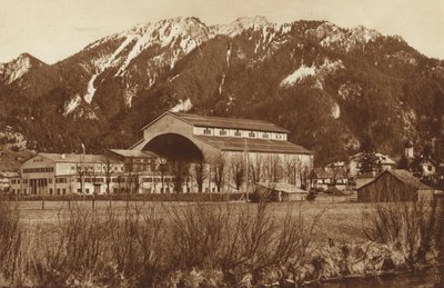 Das Haus des Passionsspiels in Oberammergau, Blick Richtung Laber von Otto Ballerstedt
