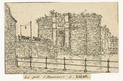 Amercoeur-Tor in Lüttich von Otto Baron Howen