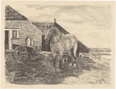 Amelandsche Stute von Otto Hanrath (signed by artist)