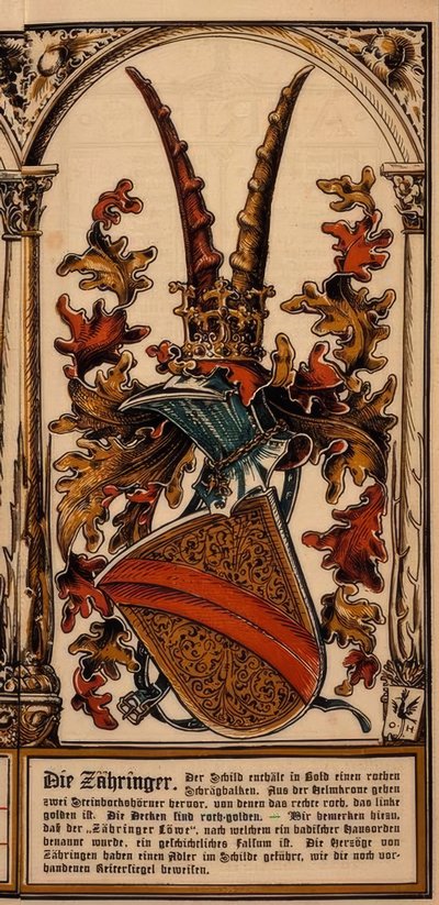 Die Stammwappen der deutschen Fürstenhäuser: Die Zähringer von Otto Hupp