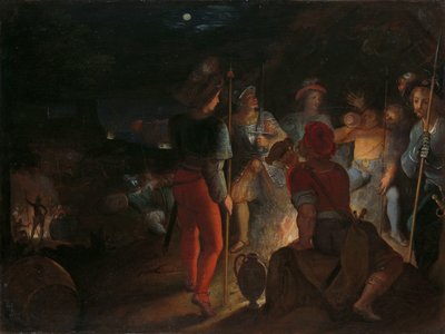 Die Bataver belagern die römischen Heeresregimenter bei Vetera von Otto van Veen