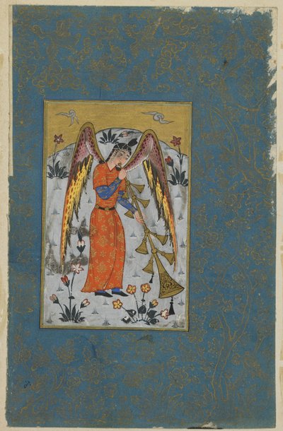 Der Engel Israfil, ca. 1580-90 von Ottoman School