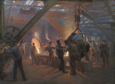 Die Eisengießerei, Burmeister und Wain von Peder Severin Krøyer
