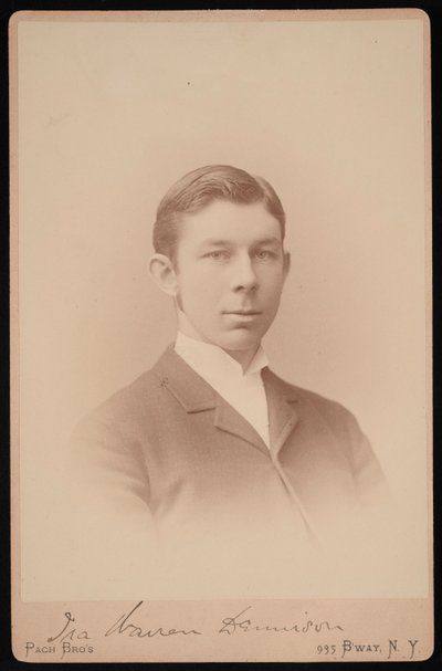 Porträt von Ira Warren Dennison, zwischen 1891 und 1893 von Pach Bros