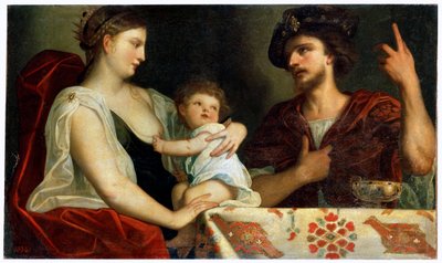 Eumenes und Roxana von Padovanino