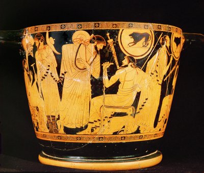 Versammlung der Helden im Lager vor Troja von Painter Brygos