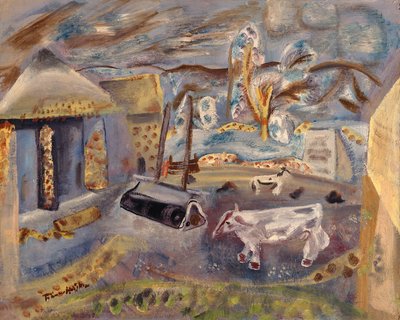 Cheviot Farm von Painting by Frances Hodgkins
