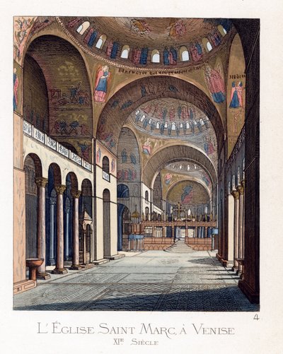 Das Innere der Basilika San Marco in Venedig von Paolo Mercuri