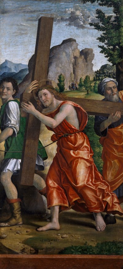Der Weg nach Golgatha (Detail) von Paolo Morando Cavazzola