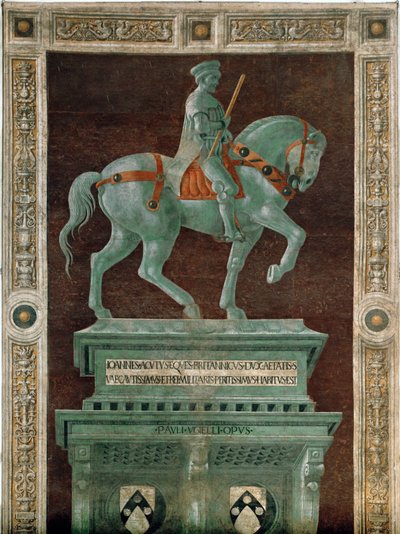 Condottiere John Hawk von Paolo Uccello
