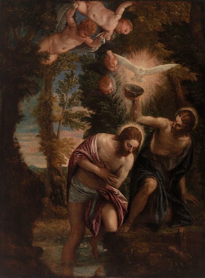 Taufe Christi von Paolo Veronese