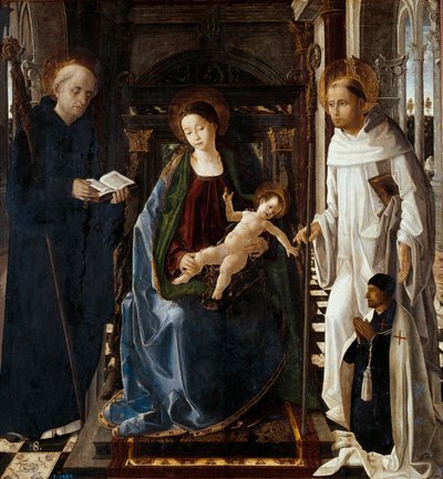 Die Jungfrau des Ritters von Montesa von Paolo de San Leocadio