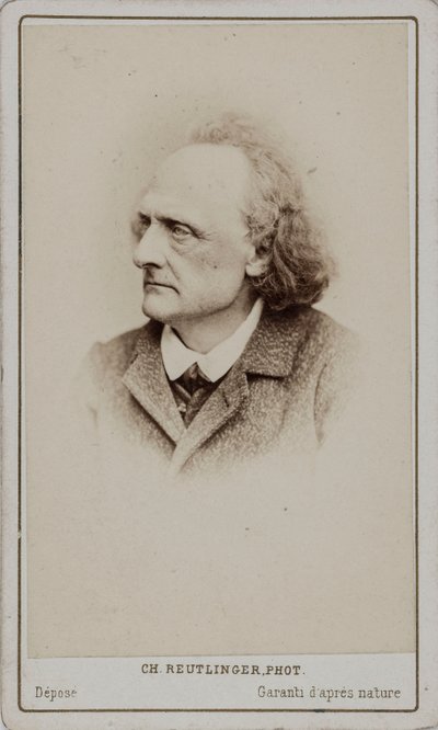 Porträt des Pianisten und Komponisten Henry Litolff von Paris . Photo studio Reutlinger