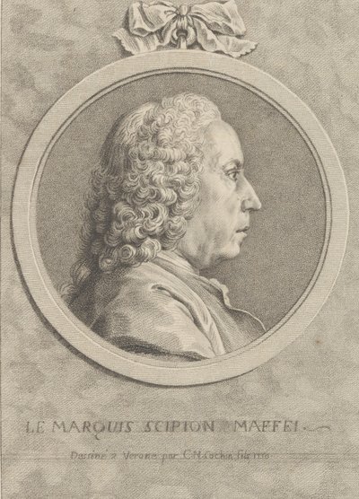 Le Marque Scipion Maffei, 1750 von Pariset