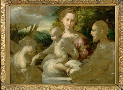 Madonna und Heilige von Parmigianino (1503 40)