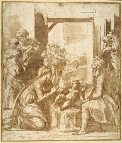 Die Geburt Christi von Parmigianino