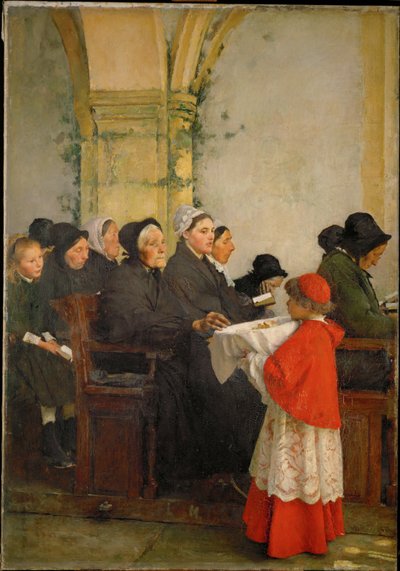 Das gesegnete Brot von Pascal Adolphe Jean Dagnan-Bouveret