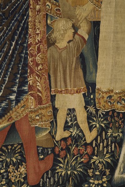 Wandteppich von Pastrana. Ende des 15. Jahrhunderts (Wandteppich) von Pasquier (workshop of) Grenier